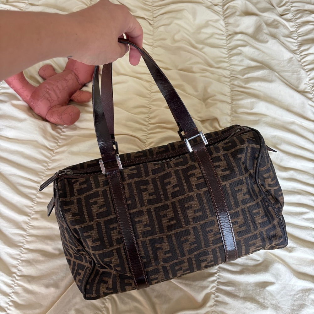 Fendi Brown Monogram Men's Bag